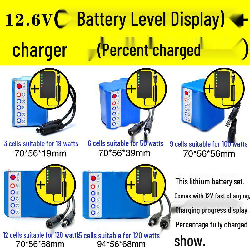 12V Lithium Battery Pack for Outdoor Audio, Car Wash Machines, Solar Street Lights, and Monitoring Systems