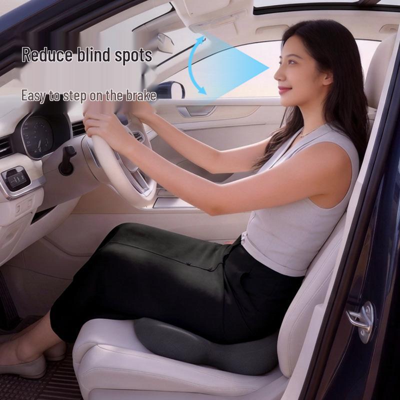Memory Foam Breathable Seat Cushion for Long Sitting - Relieves Pressure and Pain
