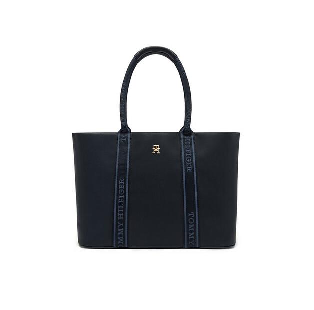 

Сумка Tommy Hilfiger Tommy Hilfiger Th Logotape Tote AW0AW17198 тёмно-синий