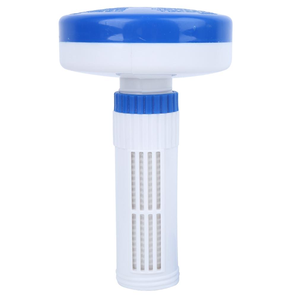 Swimming Pool Automatic Floating Chemical Drug Tablet Dispenser with Scales Cleaning Tools