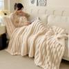 G5Z Heavyweight Rabbit Fur Plush Blanket - Velvet Flannel Baby & Sofa Throw for Winter