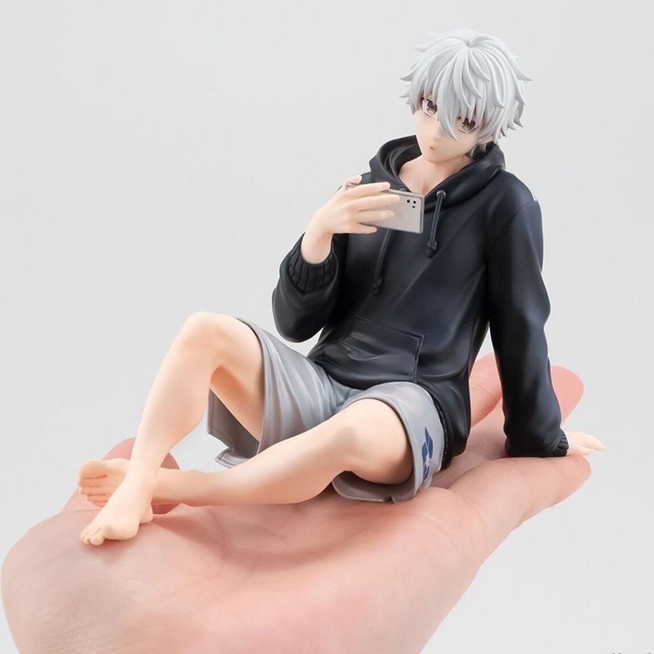 Anime Figure Nagi Seishiro Sitting Pose Action Cute Peripheral Table Decoration Collection Model Toys BLUE LOCK PVC Poseable Articulated Scale
