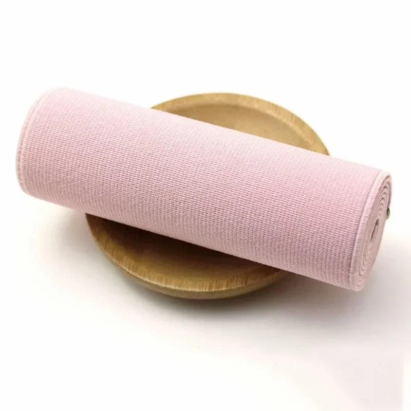 

3/5Meters 10cm Wide Elastic Bands for Skirt Waistband Rubber Band Coat Belt Decorative Stretch Tape Garment Sewing Accessories 10cm&3Meters рожевий