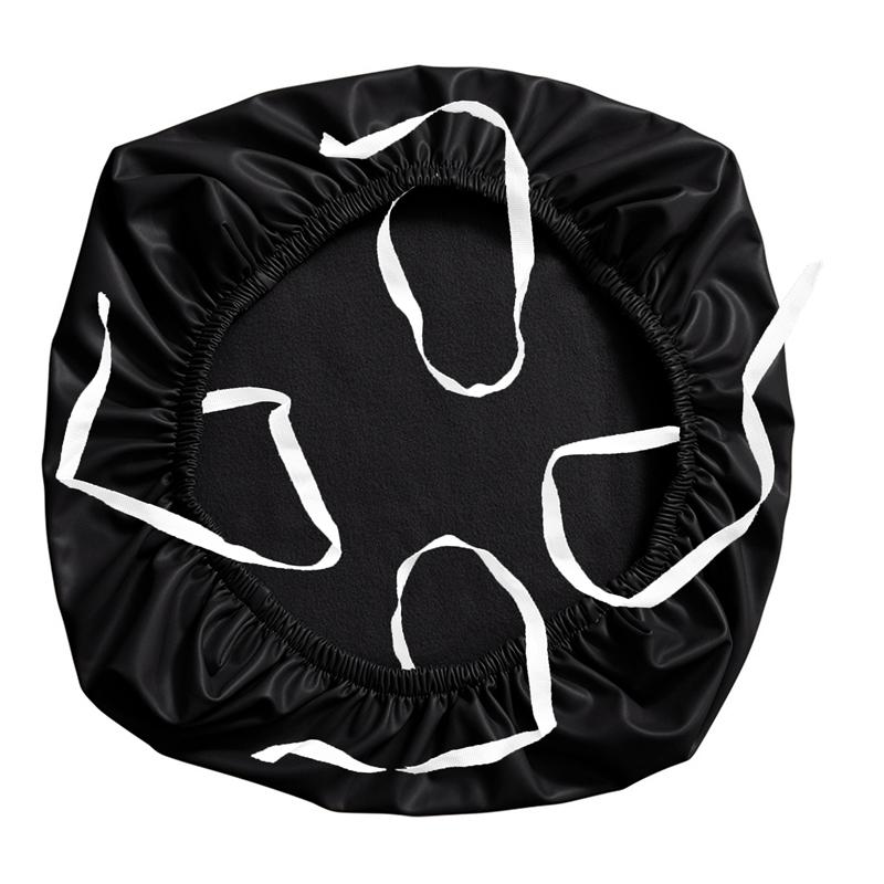 

Чехол на сиденье стула из искусственной кожи, эластичный чехол 38-52 см для дома, офиса, отеля, чехол на сиденье стула, защитный чехол для обеденного сиденья чёрный