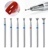 7pcs Professional Safety Diamond Nail Drill Bit Set, Carbide Cuticle Bits For Electric Manicure And Pedicure, 7 Pieces