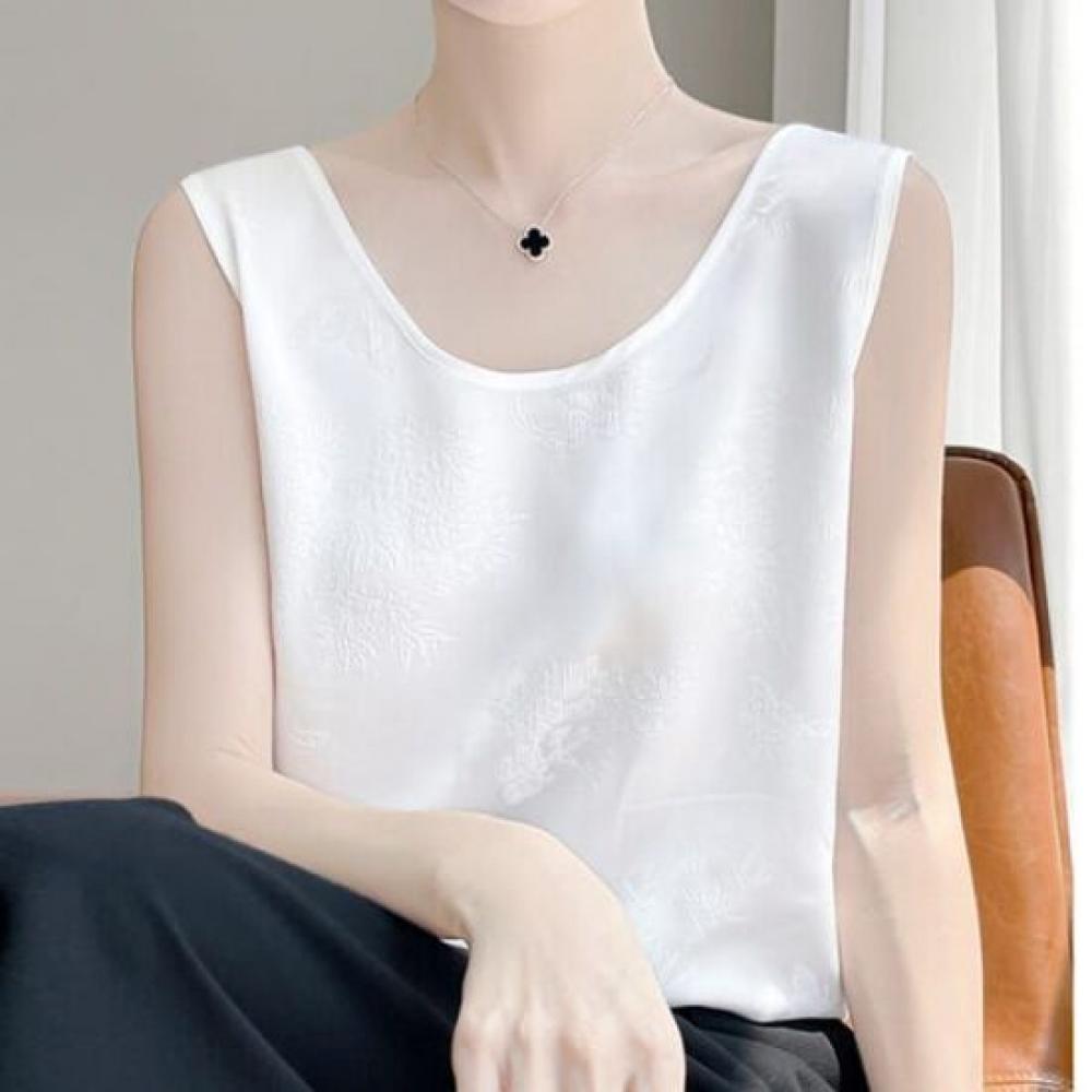 Navava Women Thin EleganT Sleeveless T shirT nT2778