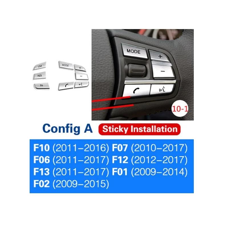 For BMW 5 6 7 Series 5GT F10 F11 F06 F07 F12 F01 F02 Heater Climate Air Conditioning Control Panel Button Cover Automotive Parts