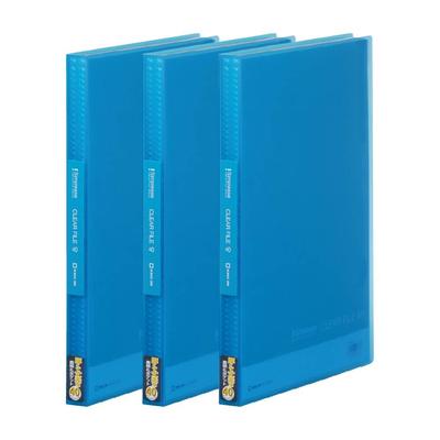 King Jim Clear File Simplies Sheets Blue 3-Pack (40 Total) 186TSPW-RY3-B