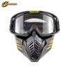CG18 Retro Kugel-Stil Dual-Use Motorrad Brillenhelm Visier Off-Road ATV Dirt Bike Fahren