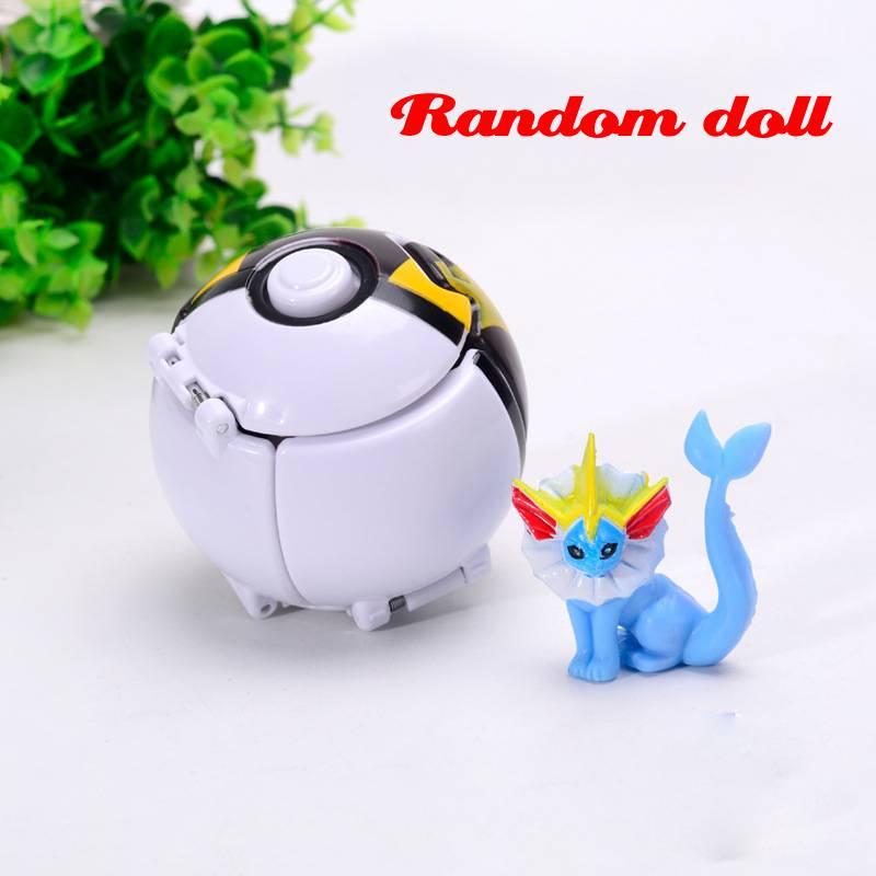 Transforming Elf Ball Pocket Monster Toy Ball With Touch-sensing Explosions Abs Material 7cm Diameter