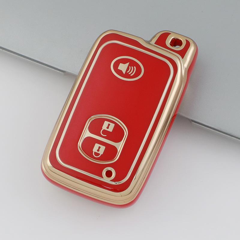2 3 4 Buttons TPU Car Key Case for Toyota Aqua RAV4 Land Cruiser Camry Prado Corolla Prius Cover Keyless Remote Fob 2013 2014