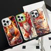 Cartoon Animal Fox Phone Case For IPhone 17 16 15 14 11 12 13 Pro Max Pro Plus Colored Silver Cover