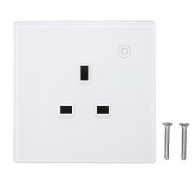 Smart Socket Wall Mounted ABS Timing Panel Wireless Remote Controllable Smart Outlet 16A  AC 95?