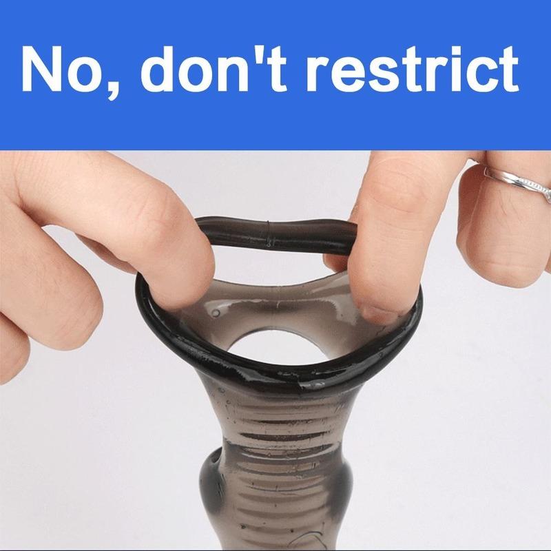 Men Penis Extender Delayed Ejaculation G Spot Vaginal Stimulator Bullet Vibrator Penis Sleeve Vibrating Ring