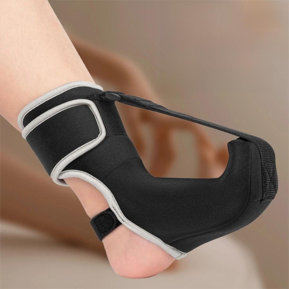 Ergonomic Design Foot Drop Brace Sock Adjustable Straps Arch Support Stretching Band  Recovery
