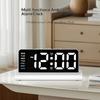 Night Light Digital Alarm Clock Electric Desk Clock with Snooze Date Loud Alarm Day of Week for Living Room Bedroom