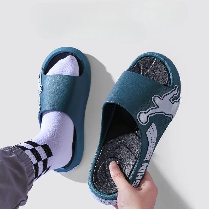 Fashion Indoor Shoes House Walk Around Home Sandals Man Slip-resistant Slippers for Men Summer Elegant Low Price Comfortable Rubber Sale