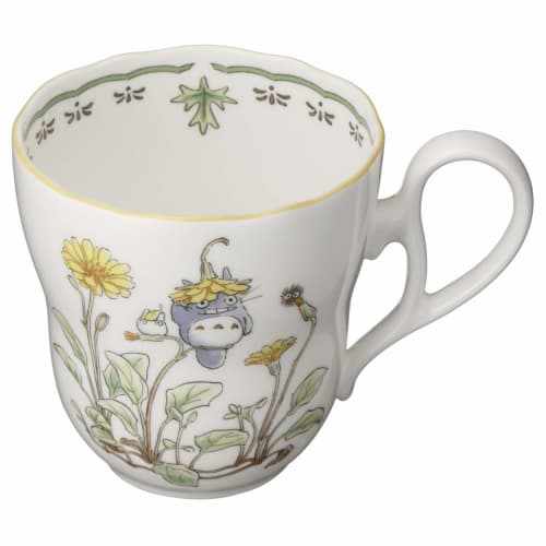 Noritake My Neighbor Totoro Microwave-Safe Bone China Mugs (Pair) 375cc (4924-37L/TP97855)
