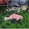 Realistic Koi Fish Micro Landscape Aquarium Ornament Resin Figurines