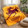 Coperta in Pile Flanella Brisbane Broncos Coperta Calda e Accogliente per Divano Letto Viaggio Uso Stagionale