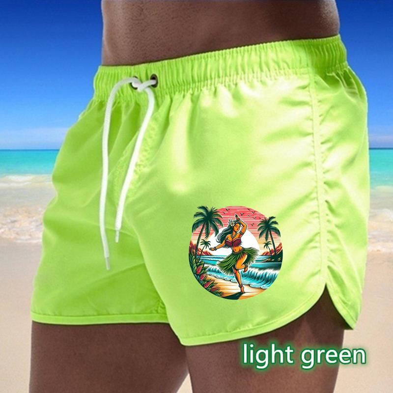 BBK-87 Summer New Men's Quick-Drying Swim Trunks Sports Pants Swimwear Beach Shorts Jogging Shorts Sports Creative Basketball Print