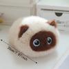Fluffy Kitten Dolls Stuffed Animals Black Cat Plush Lovely Cute Cat Plush Toys  Baby Gifts