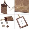 Coach Card Signature Canvas Lanyard ID Card Case CZ285 IMXHE Case, Outlet, Case,