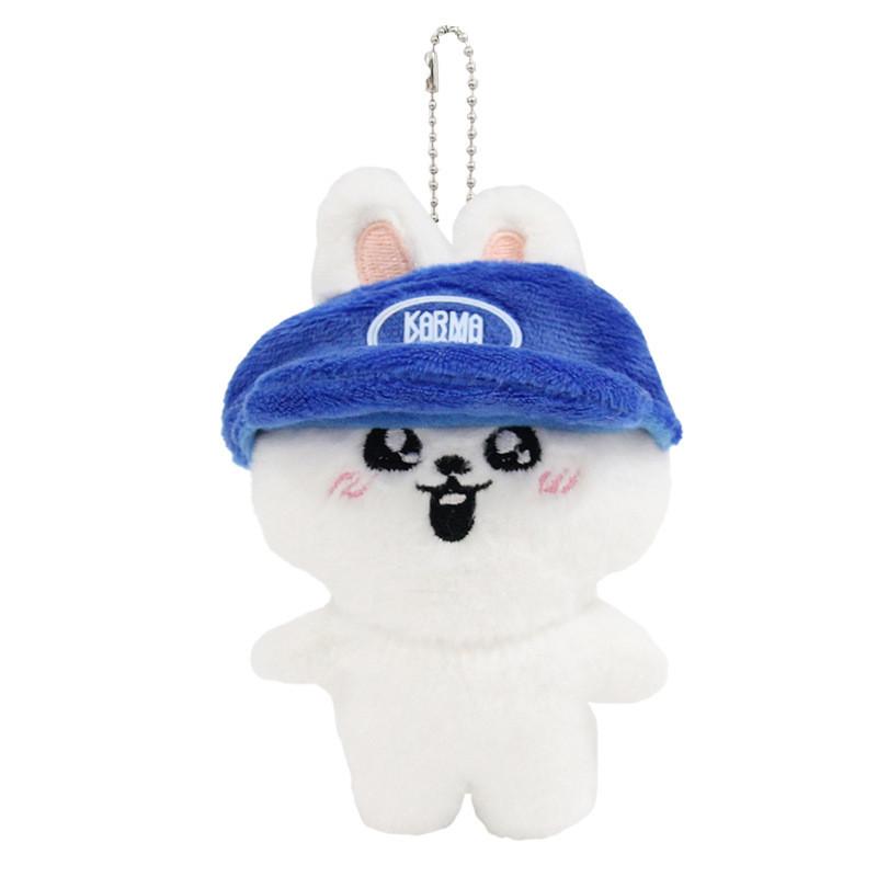 Wolf Bear Plush Rabbit Keyring With Hat Design For Kids And Gift Collectors