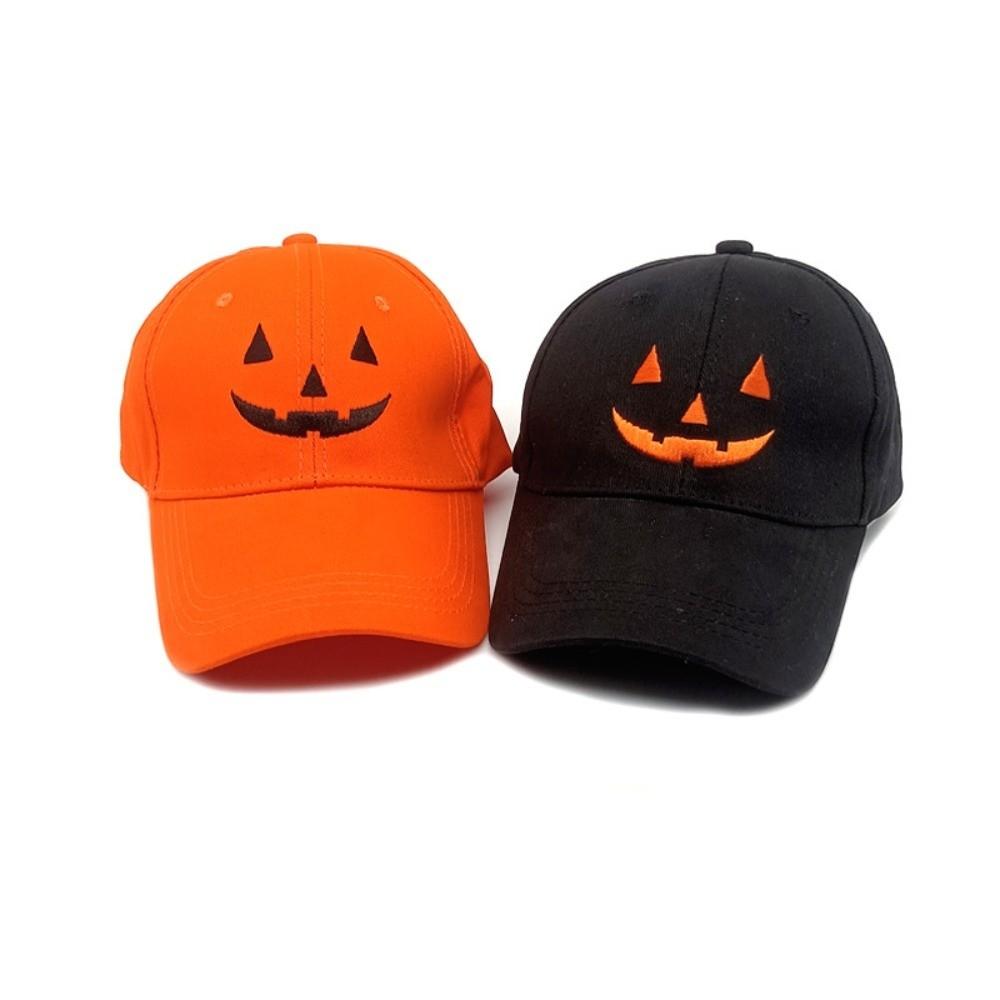 Breathable Halloween Baseball Cap UV Protection Sunshade Cap Funny Pumpkin Embroidery Hat  Outdoor