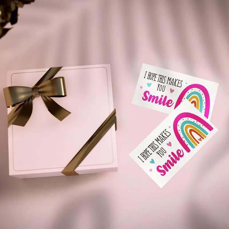 50 Sheets/Pack I Hope This Makes You Smile, Thank You Cards, Shopping Greeting Cards, Buy Thank You Cards For Customers