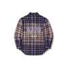 Li-Ning Gradient Checkered Single-Breasted Long Sleeve Shirt Men shirts ASHT523-1