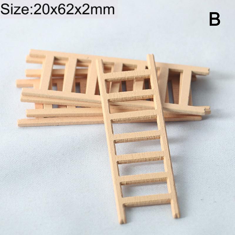 

5Pcs 1:12 Dollhouse Miniture Coat Hanger Simulation Ladder Dolls Accessories Kids Pretend Play Toys for Doll House Decoration