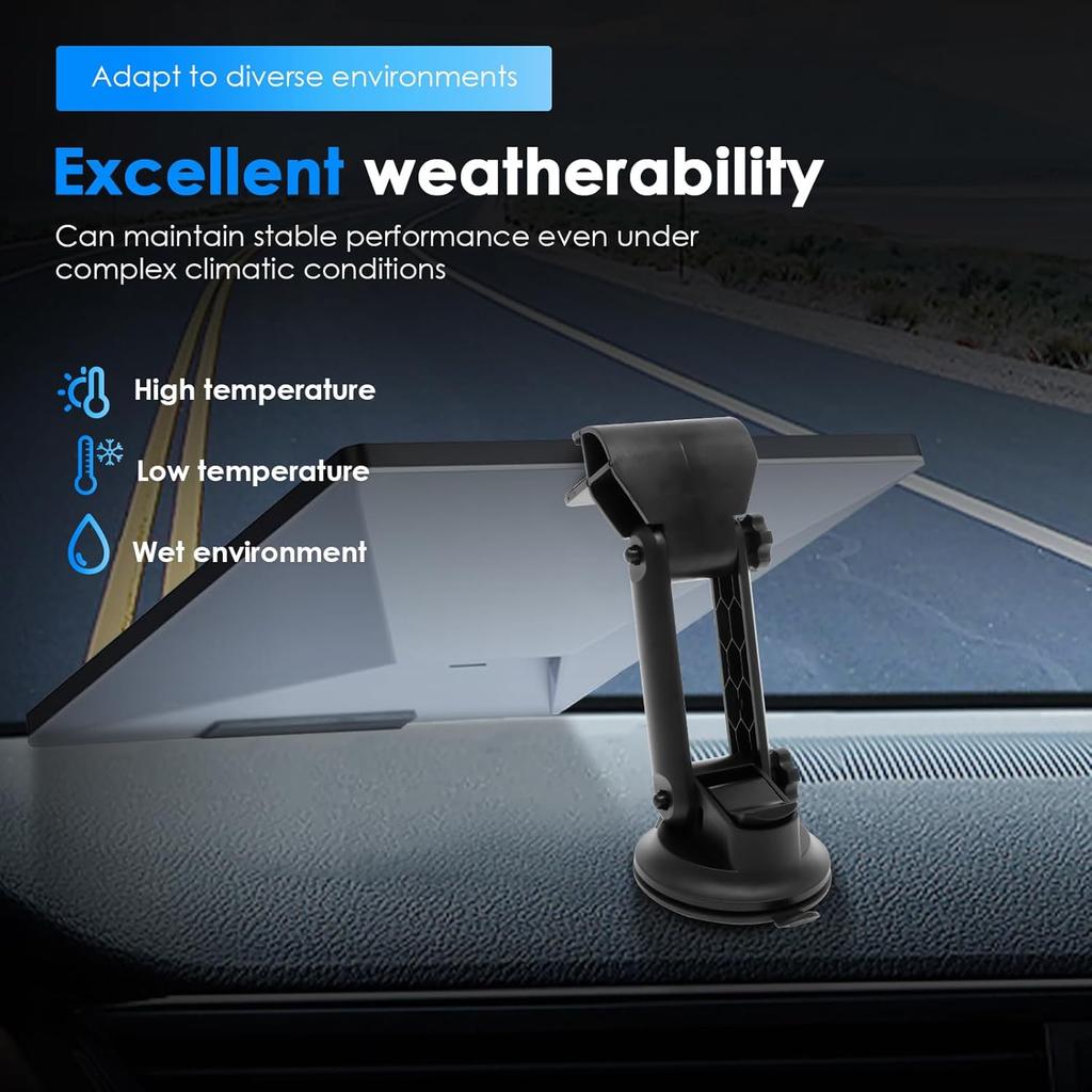 Car Mount Kit for Mini - Multi Angle Adjustable Car Bracket with Sticky Suction Base, Vehicle Suction Cup Mount for Dashboard