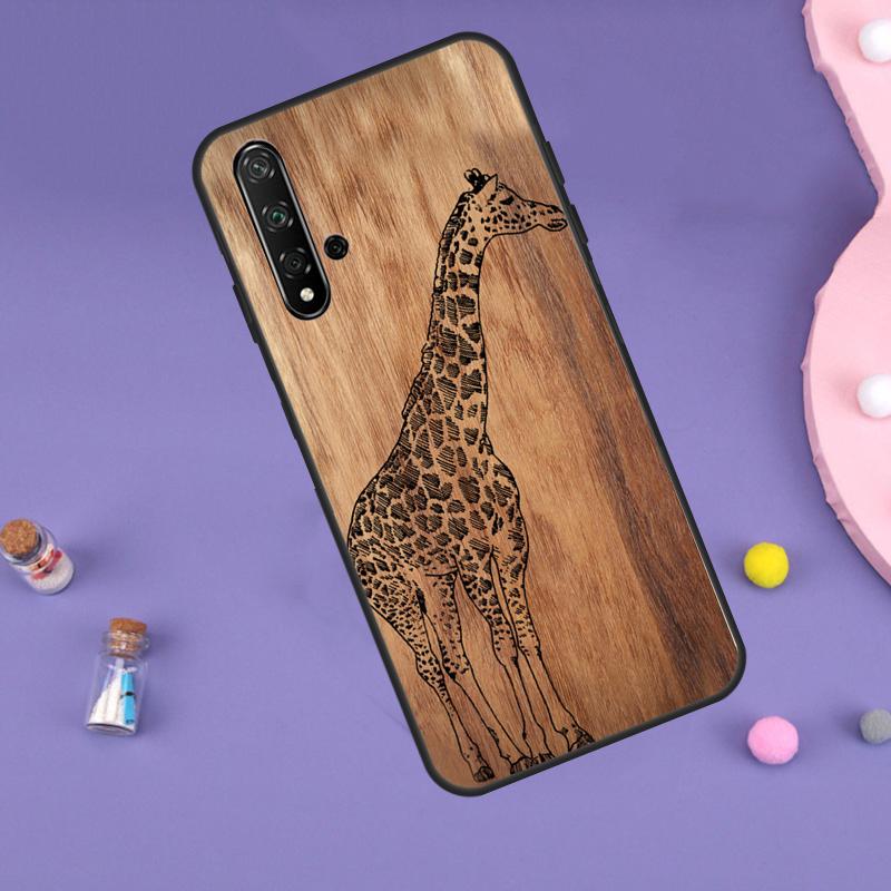 Natural Bamboo Wood Pattern Print For Huawei Nova 5T 9 10 SE 7i 8i 11i 12i Y60 Y61 Y70 Y72 Y73 Y90 Y91 P20 P40 P30 Lite Case