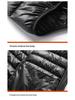 NASA2024 Men's Lightweight Down Jacket - Short, Portable, Thin, Packable, Plus Size, for Autumn & Winter