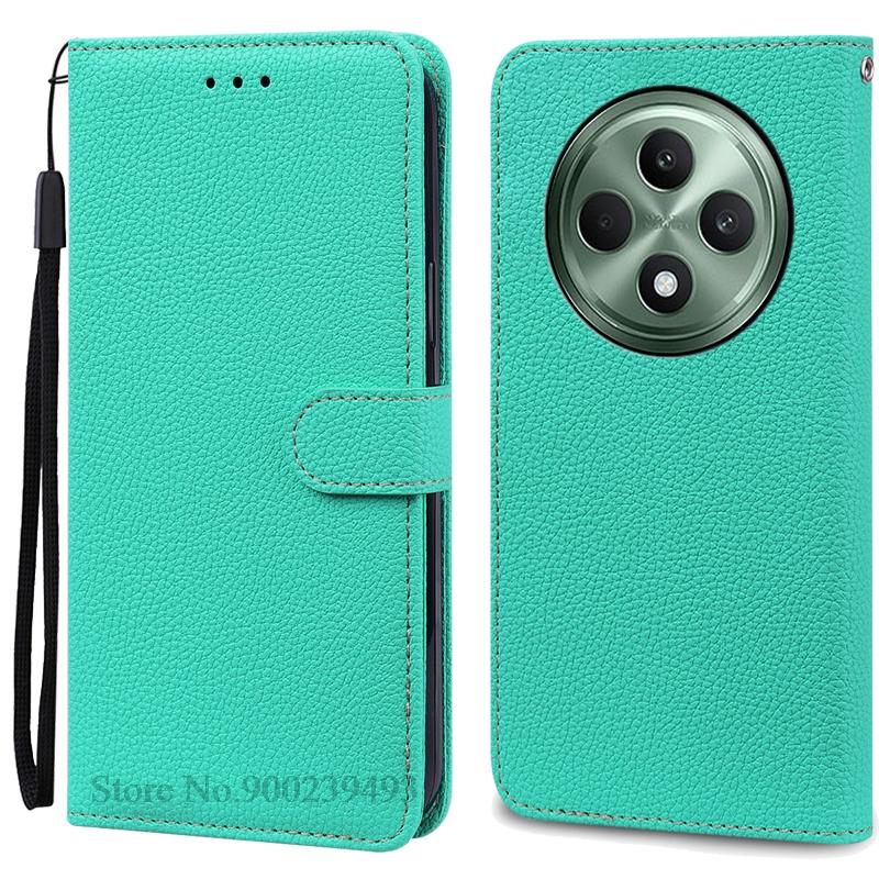 For Oppo Reno 12 FS 5G Etui Lommebok Lær Flip Cover For Oppo Reno 12F Etui Reno 12FS 12 F Reno12F Reno12 Fs Telefonetui Fundas