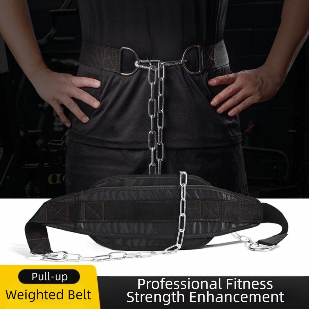 EVA Weighted Belt Lumbar Support Back Support Strength Training Belt Proper Shape Chain Attachment Pull-Ups Belt Cross Training
