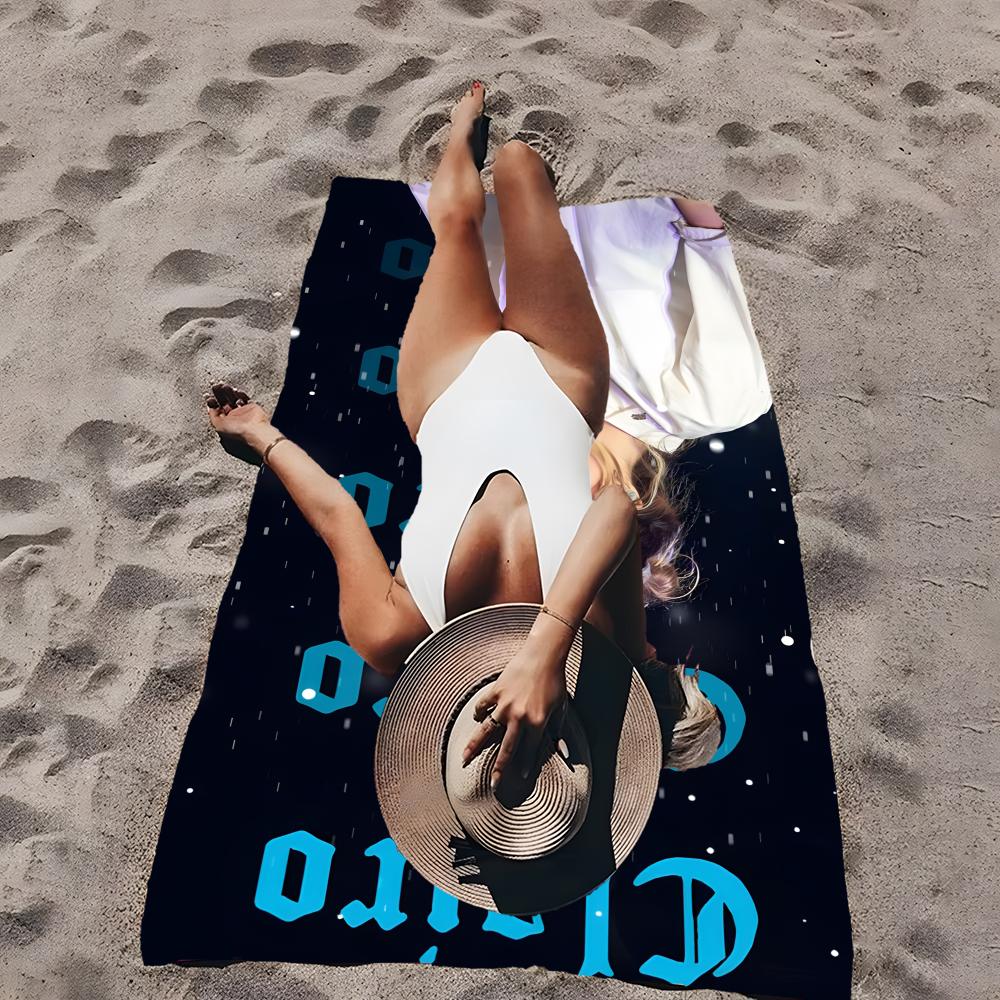 C- Clairo Claire Cottrill Towel Microfiber Beach Towel, Quick-Dry, Sand-Free, Ultra-Fine Fiber, Super Soft.