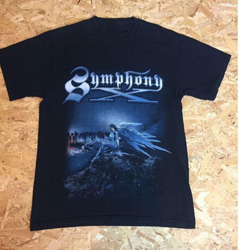 Футболка Symphony X Symphonic Mythical Cotton Black Полный размер S-5XL DA247 Унисекс L