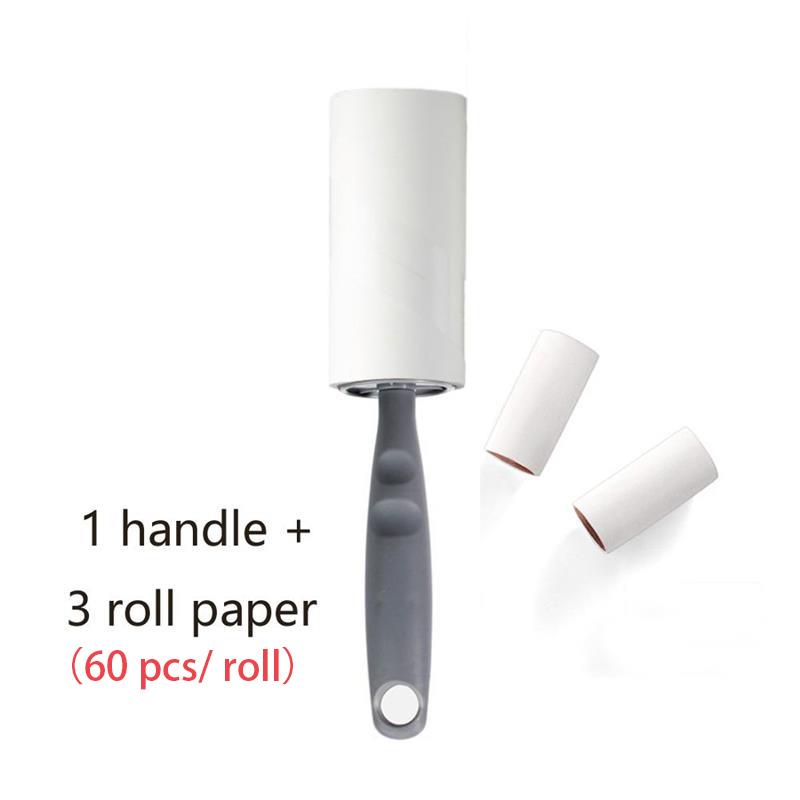 New Sticky PP Silicone Dust Wiper Remover Cat Dog Clothes Tousle Remover Reusable Washable Lint Roller Bed Hair Cleaning Brush