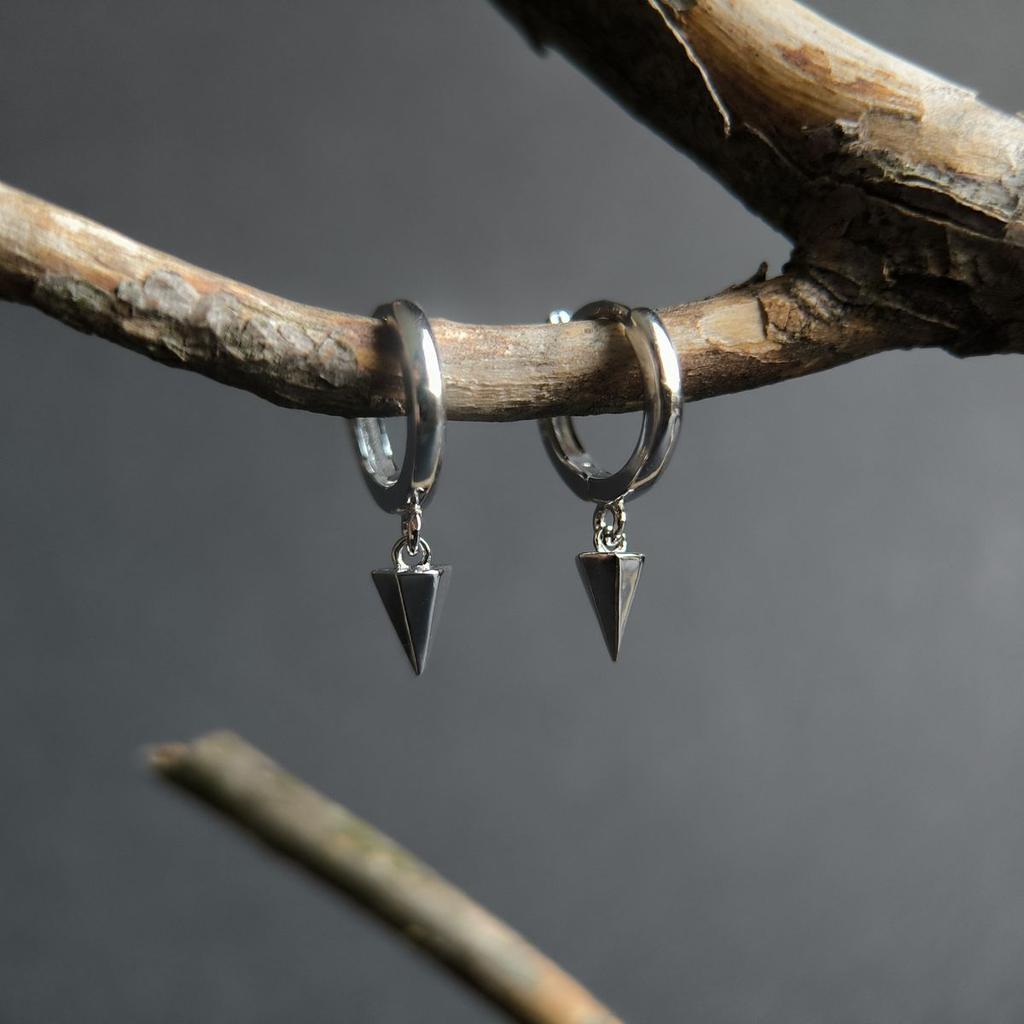 Серебряные серьги без камней (2187240)