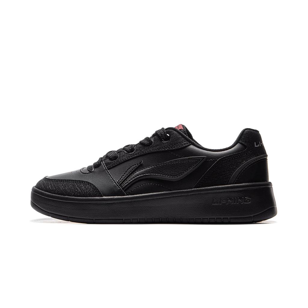 Li Ning Sycee V3 Slip Resistant Abrasion Resistant Balance Low Top Skateboard Shoes Men's Black White AGCV107-1(Team917-)