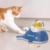 Interactive Dog Treat Dispenser Cats Puzzle Feeder Whale Design Fun Slow Feeding Pet Treat Dispenser Toy for Dogs And Cats Healthy Eating