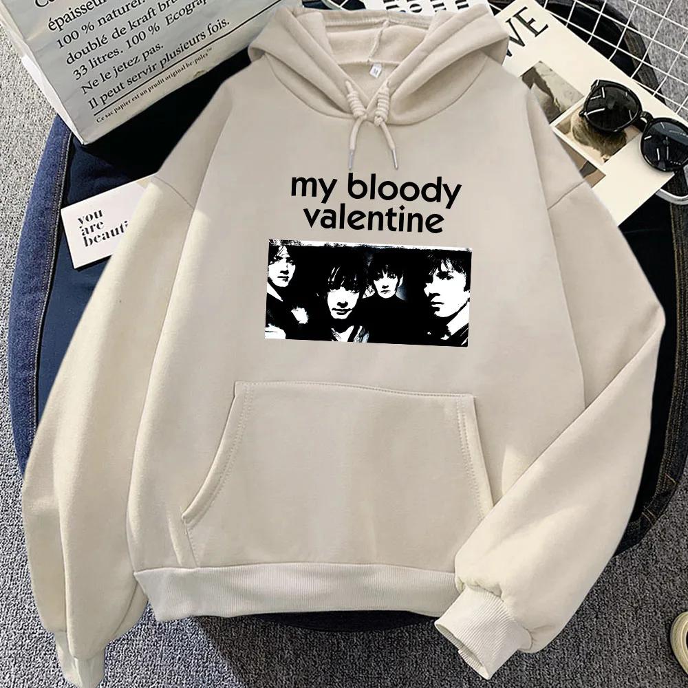 Rock Band My Bloody Valentine Hoodies Ropa De Mujer Sudaderas Soft Hooded Sweatshirts Long Sleeve Fall Winter Pullovers Clothing