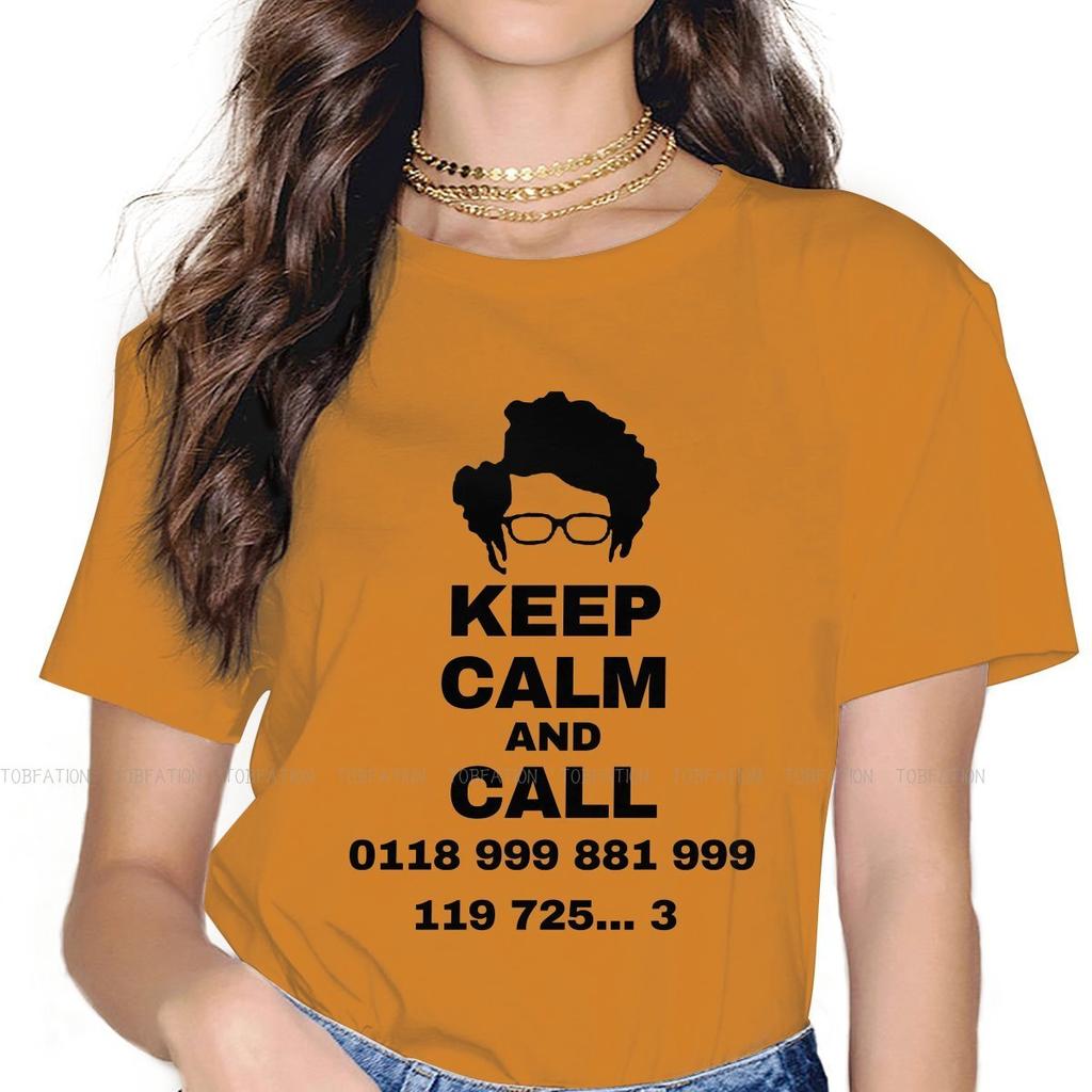 The It Crowd British Sitcom Roy Moss Crewneck Tshirts Keep Calm And Call Print 4xl 5xl Girl T Shirt New Trend Clothing