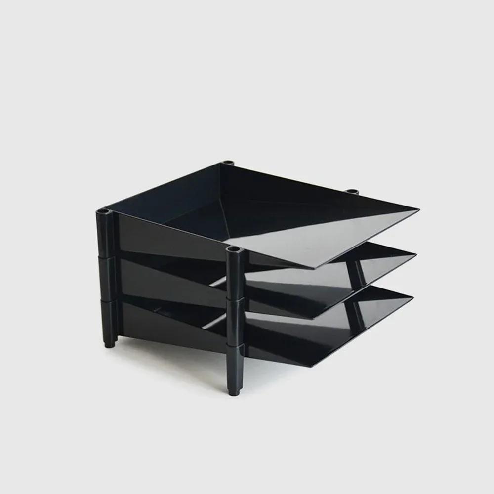 Multilayer Stackable Desktop Storage Rack Letter Shelf Rack Tray File Organizer for Work Mail Files Magazines Cosmetic Storage 6690₽