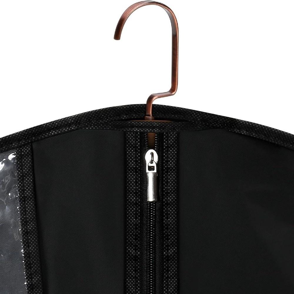 Long Anti-Dust Breathable Garment Bags with Zip Wedding Dust Cover for Wedding Dresses