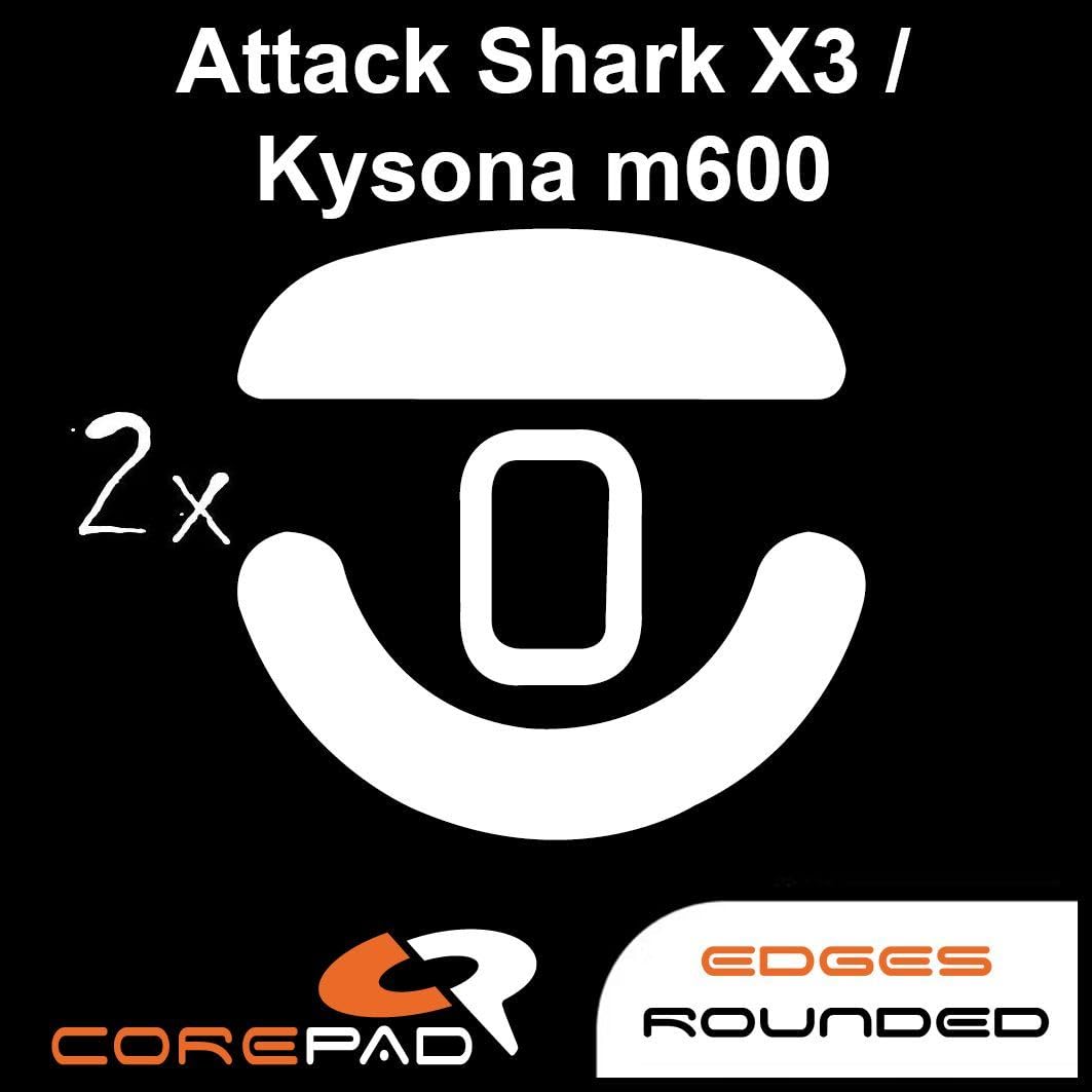 

Corepad Skatez PRO Attack Shark X3 Kysona M600 Mouse Sole 2set / []