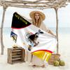 Soccer Player Action Beach Towel Super Soft & Absorbent Comfortable Lightweight Suitable for Sports, Travel, Swimming, Yoga, Bathroom, Beach, And Pool