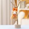 Cute Alpaca Keychain Cartoon Child Backpack Decorative Pendant Plush Doll Gift